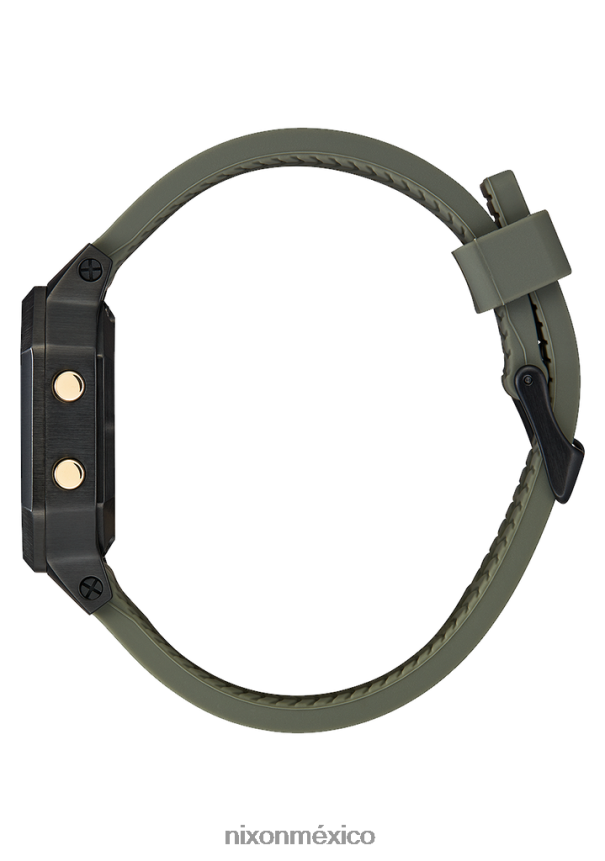 Nixon sirena de acero inoxidable Z2VL2N205 mirar negro/fatiga