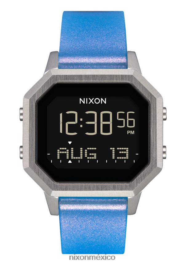 Nixon sirena de acero inoxidable Z2VL2N210 mirar plata/iridiscente