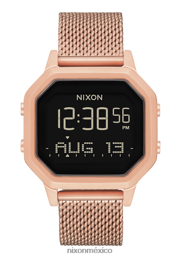 Nixon sirena milanesa Z2VL2N270 mirar todo oro rosa