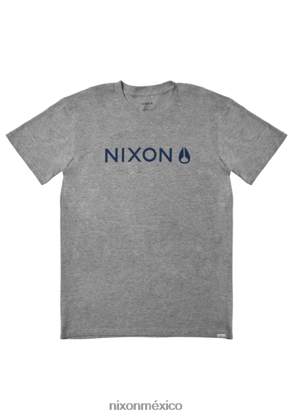 Nixon camiseta base Z2VL2N485 ropa gris jaspeado oscuro