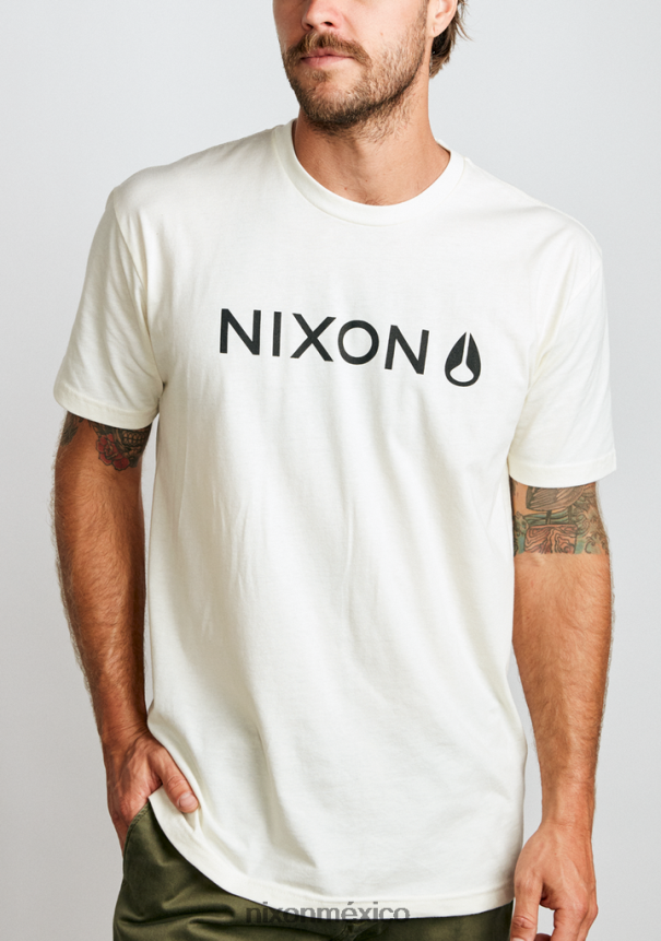 Nixon camiseta base repreve Z2VL2N506 ropa natural/negro
