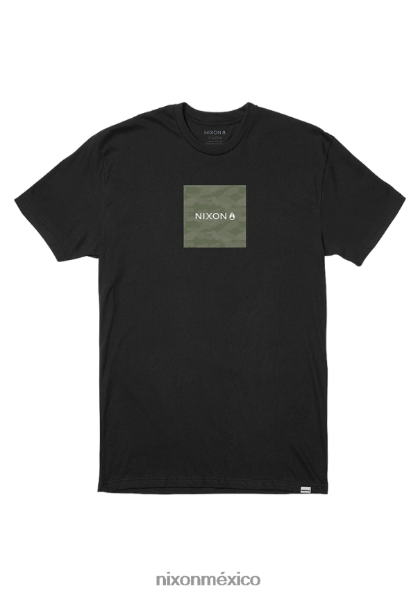 Nixon camiseta de puntos Z2VL2N520 ropa negro